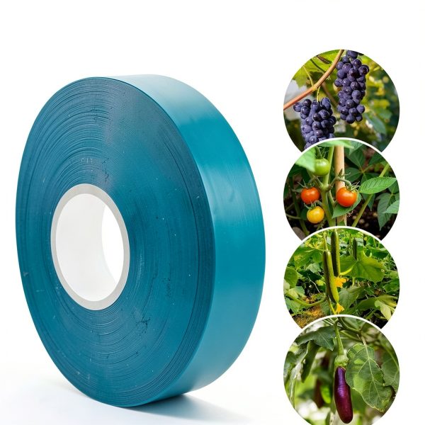 Prudiut Garden Plant Tape Vinyl Stretchy Plant Support-6
