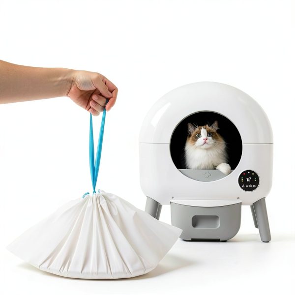 Kevetheg Cat Litter Box Liners Leakproof Drawstring Design-3