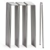FAAYUCK Galvanized Steel Garden Stakes Rust Resistant-0