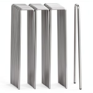 FAAYUCK Galvanized Steel Garden Stakes Rust Resistant-0