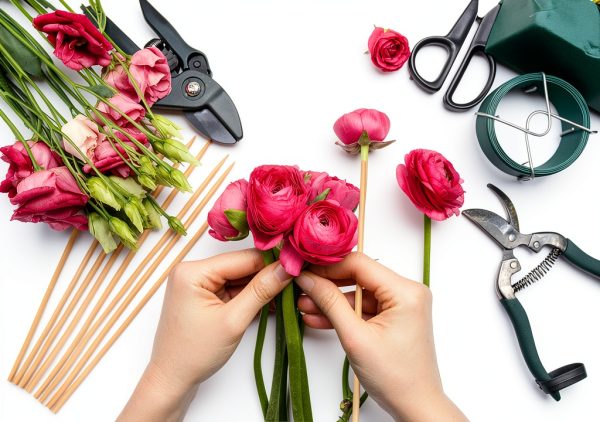 Bamboo Plant Stakes HAINANSTRY Garden Support Natural-5