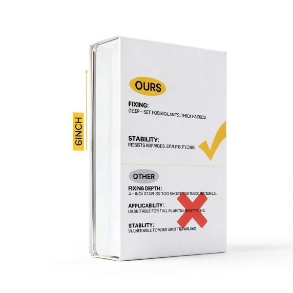 BLOSMIY Landscape Staples Galvanized Steel Garden Fabric-6