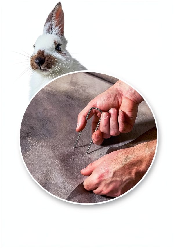 HongWay Galvanized Garden Staples Heavy Duty Landscape-3