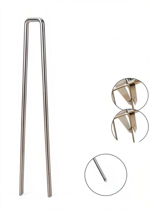 HongWay Galvanized Garden Staples Heavy Duty Landscape-1