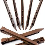 Inslat Garden Stakes Heavy Duty Plastic Landscape Edging-0