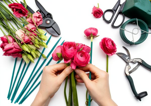 HAINANSTRY Green Bamboo Stakes Plant Support Garden Wood-5