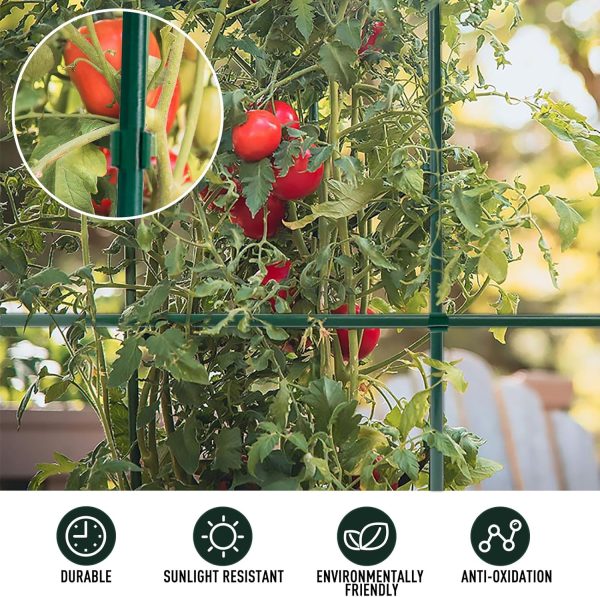 MAXPACE Fiberglass Plant Support Stakes Garden DIY Kit-5