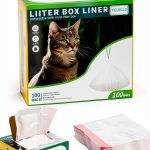 TELEGLO Cat Litter Box Liners Heavy Duty Drawstring Design-0