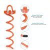 FEED GARDEN Spiral Ground Anchors Heavy Duty Metal Stakes-3