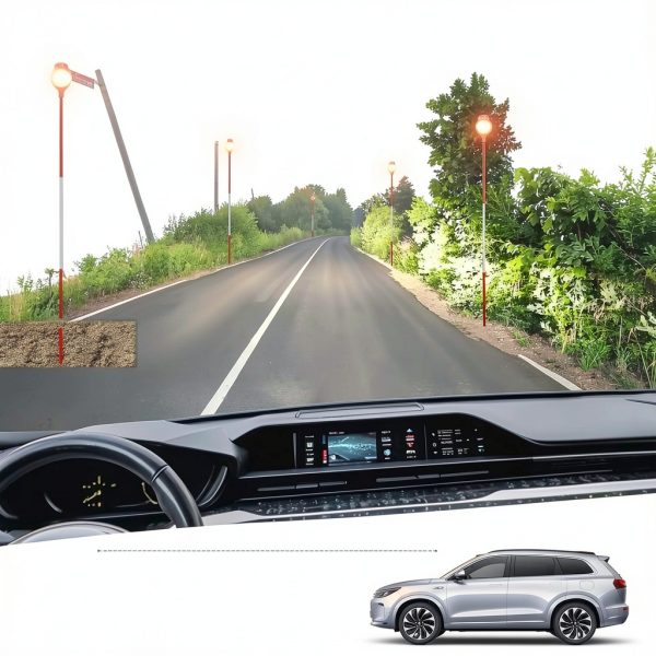 VRIEZOP Driveway Reflectors Stainless Steel High Visibility-4