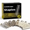 HongWay Galvanized Garden Staples Heavy Duty Landscape-0