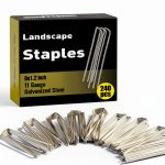 HongWay Galvanized Garden Staples Heavy Duty Landscape-0
