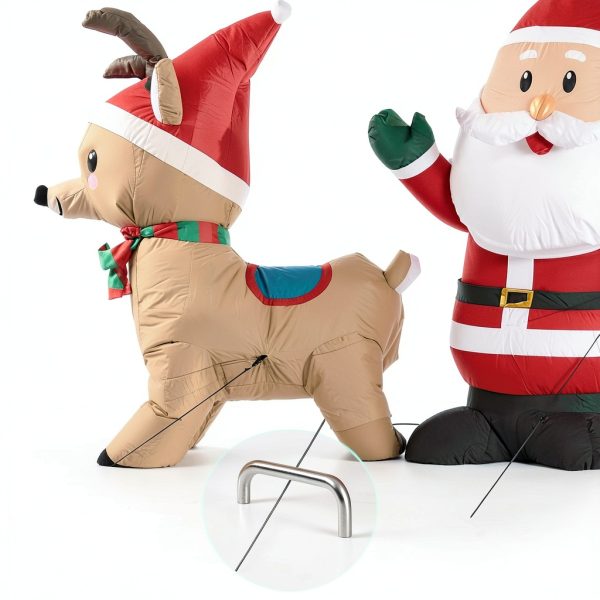 FAAYUCK Galvanized Steel Garden Stakes Rust Resistant-6