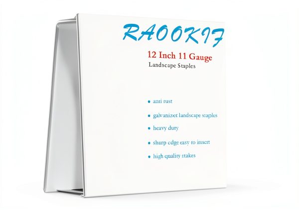 RAOOKIF Garden Stakes Galvanized Steel U Shape Landscape-1