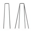 RAOOKIF Garden Stakes Galvanized Steel U Shape Landscape-2