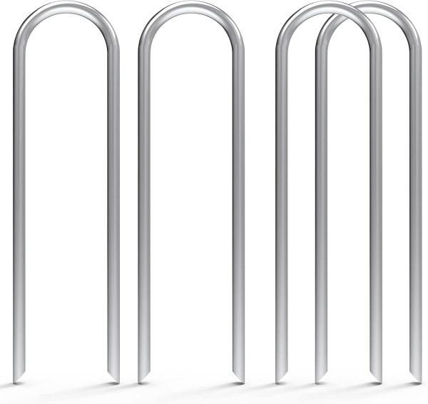 MySit Heavy Duty Galvanized Steel Garden Stakes Plant-0