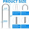 MySit Heavy Duty Galvanized Steel Garden Stakes Plant-1