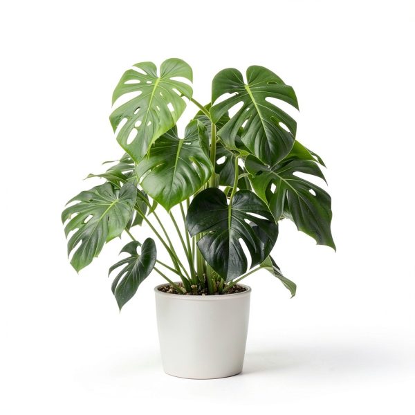 PERSZEN Plastic Plant Stakes Dark Green Garden Support-3