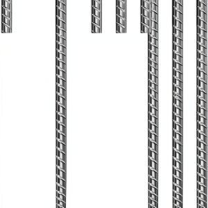 QNLONG Rebar Stakes Galvanized Metal Plant Support Stakes-0