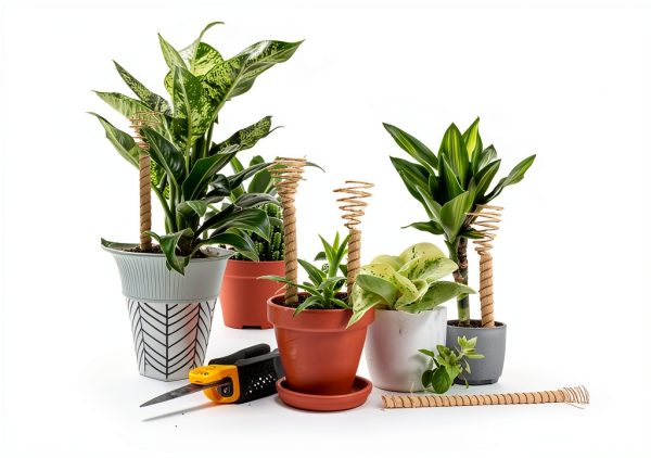 Electroculture Copper Antenna NACHLYNN Plant Support Stakes-5