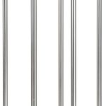MySit Heavy Duty Galvanized Steel Garden Stakes 12 Inch-0