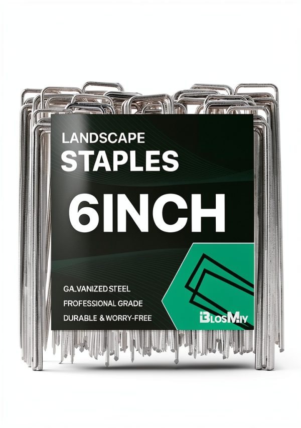 BLOSMIY Landscape Staples Galvanized Steel Garden Fabric-0