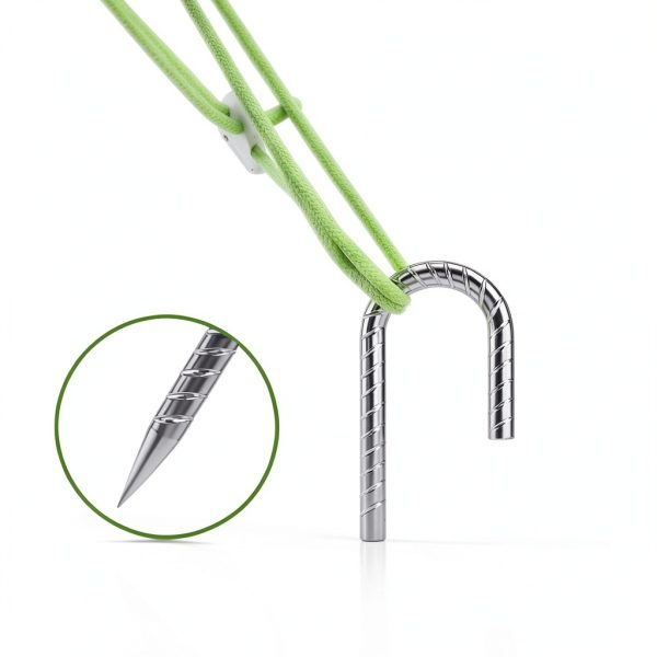 QNLONG Rebar Stakes Galvanized Metal Plant Support Stakes-2